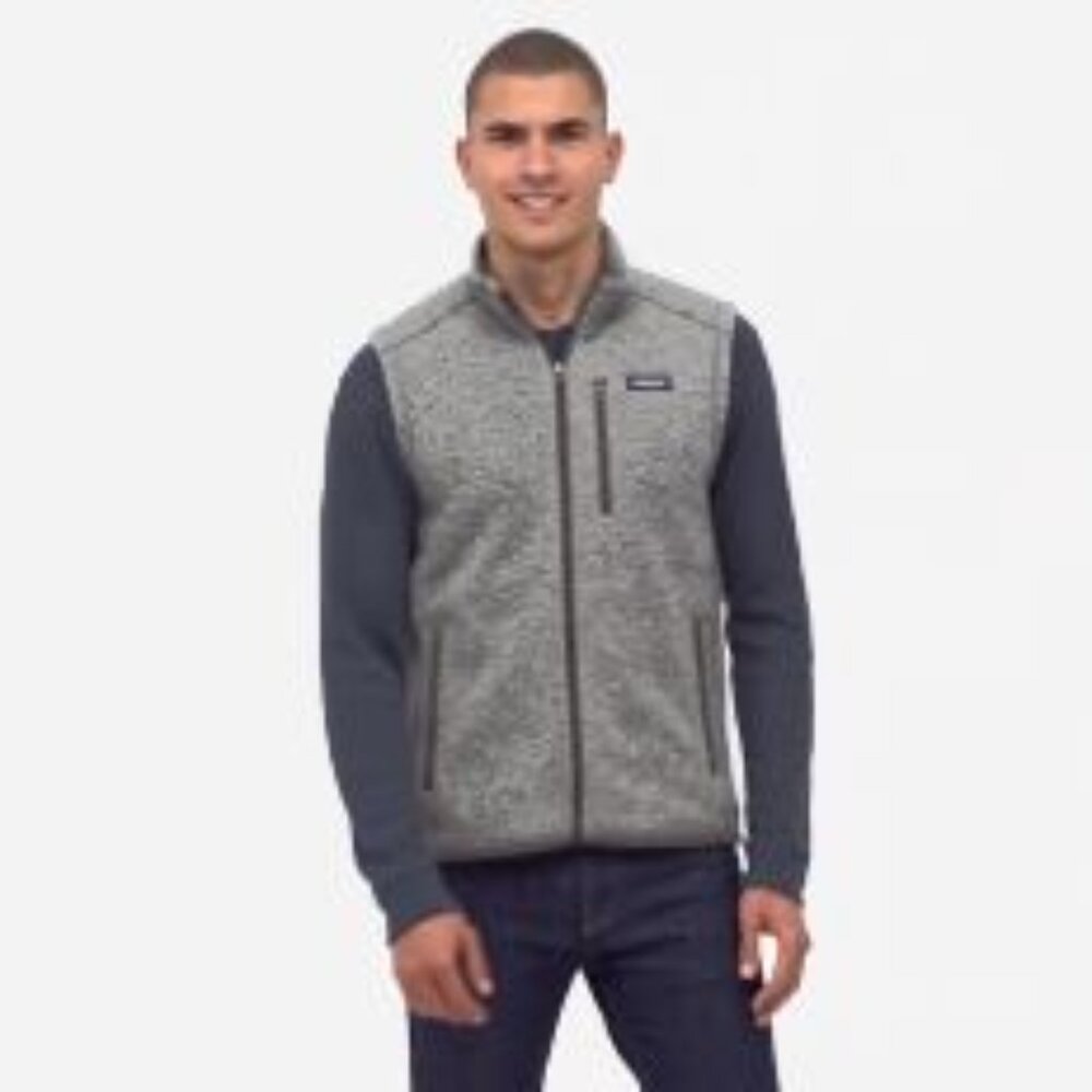 Patagonia Men’s Better Sweater Fleece Vest Gray Size Large L Gray